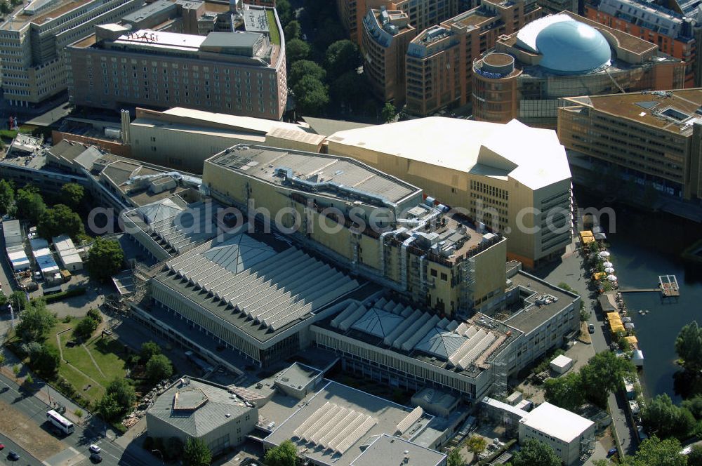 Aerial photograph Berlin - Areal der Daimler Benz AG am Potsdamer Platz in Berlin-Mitte