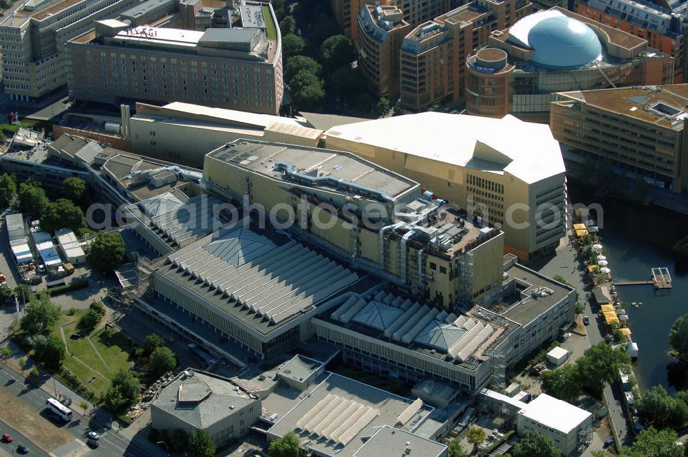 Berlin from above - Areal der Daimler Benz AG am Potsdamer Platz in Berlin-Mitte