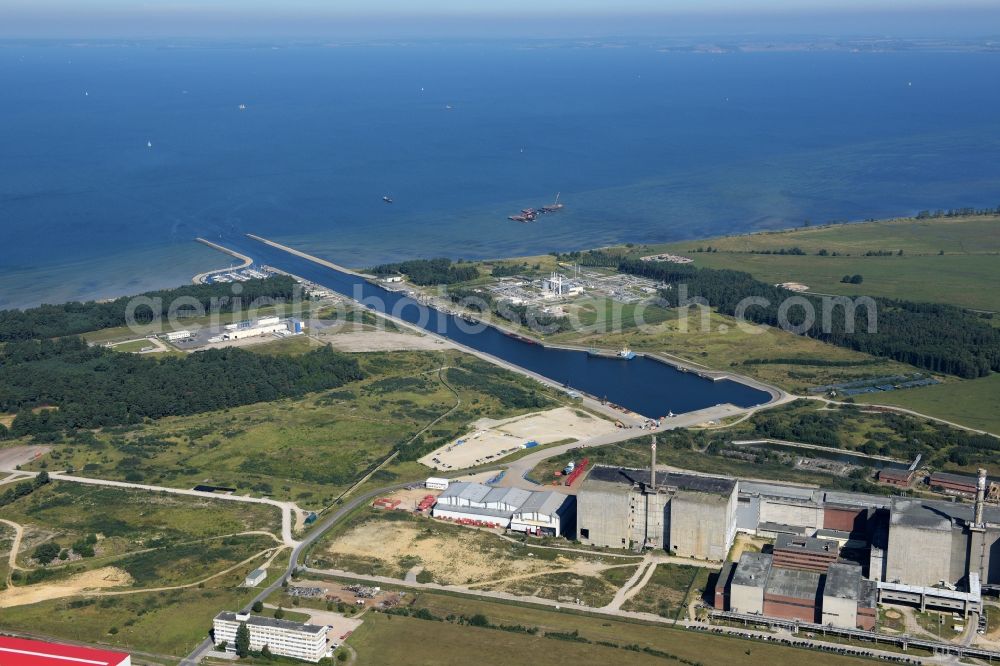 Freesendorf from the bird's eye view: Site of the former Greifswald nuclear power station , also known as Lubmin nuclear power station