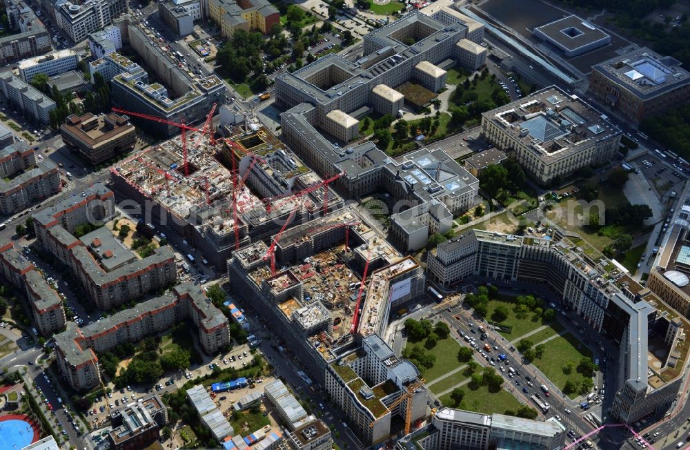 Berlin from the bird's eye view: Site on Leipziger Platz in Berlin - Mitte