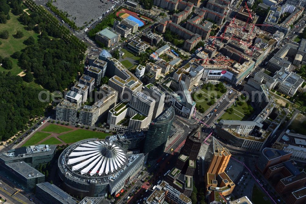 Aerial image Berlin - Site on Leipziger Platz in Berlin - Mitte