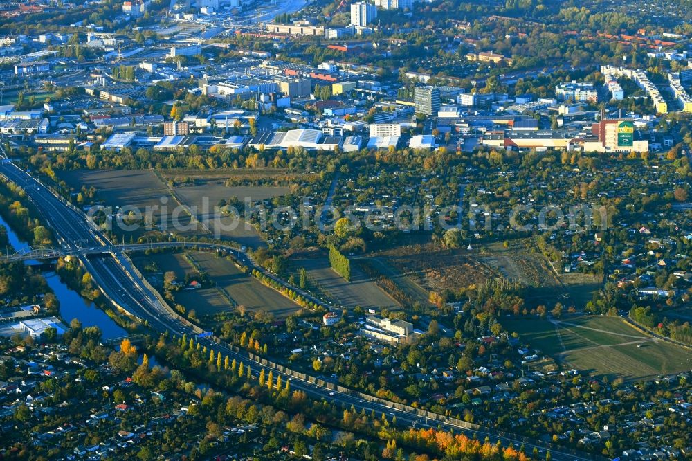 Aerial photograph Berlin - Areal plant market SpaethA?sche Baumschule in Berlin