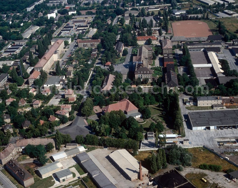 Berlin from above - Area of Soviet Forces in Germany and the administration of the KGB in East Germany in Berlin - Karlshorst in the state of Berlin