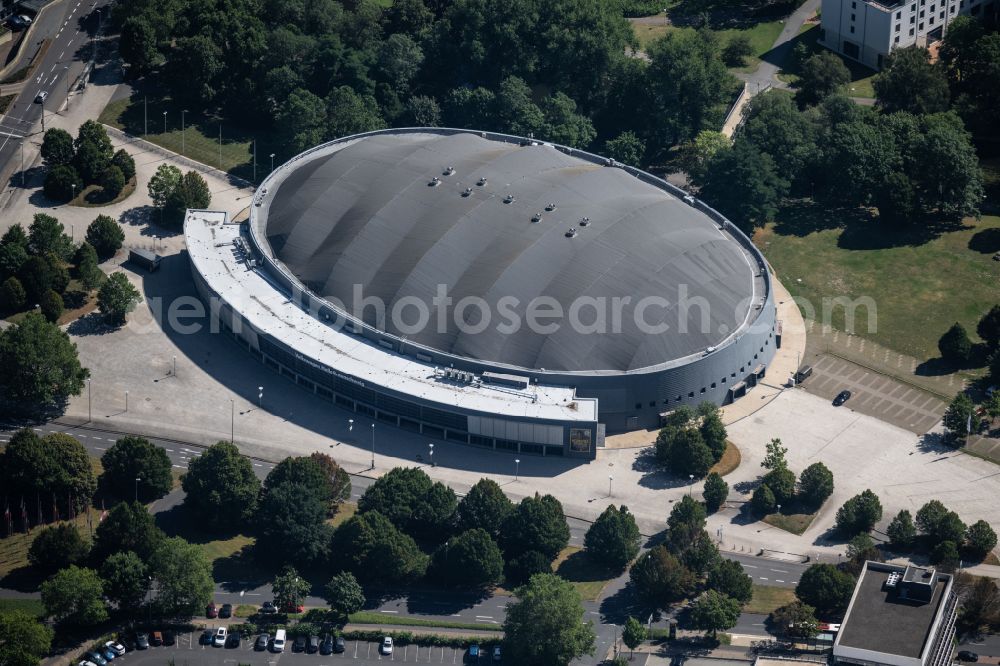 Aerial photograph Braunschweig - Event and music-concert grounds of the Arena Volkswagen Halle Braunschweig on Europaplatz in Brunswick in the state Lower Saxony, Germany