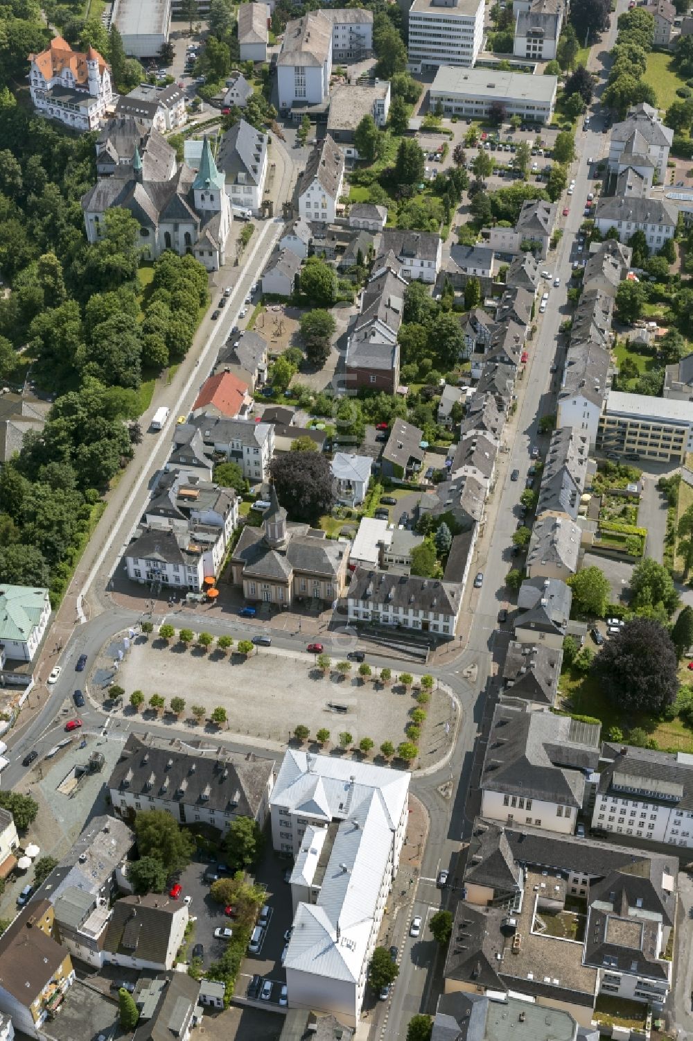 Aerial photograph Arnsberg - Arnsberg in the Sauerland in North Rhine-Westphalia