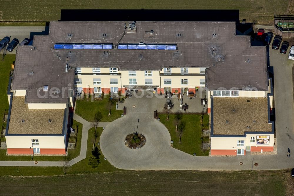 Oberhausen from above - The ASB Senior Center Holten in Oberhausen in North Rhine-Westphalia