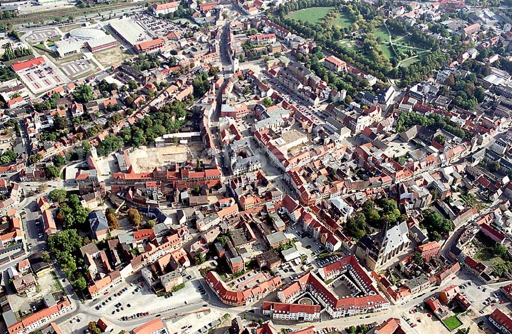 Aerial photograph Aschersleben/ Sachsen-Anhalt - Aschersleben/ Sachsen-Anhalt Stadtzentrum