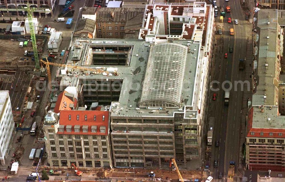 Aerial photograph Berlin - Atrium in derFriedrichstraße