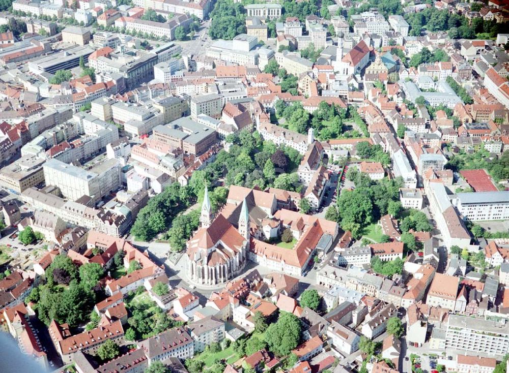 Augsburg / Bayern from the bird's eye view: Augsburg / Bayern.