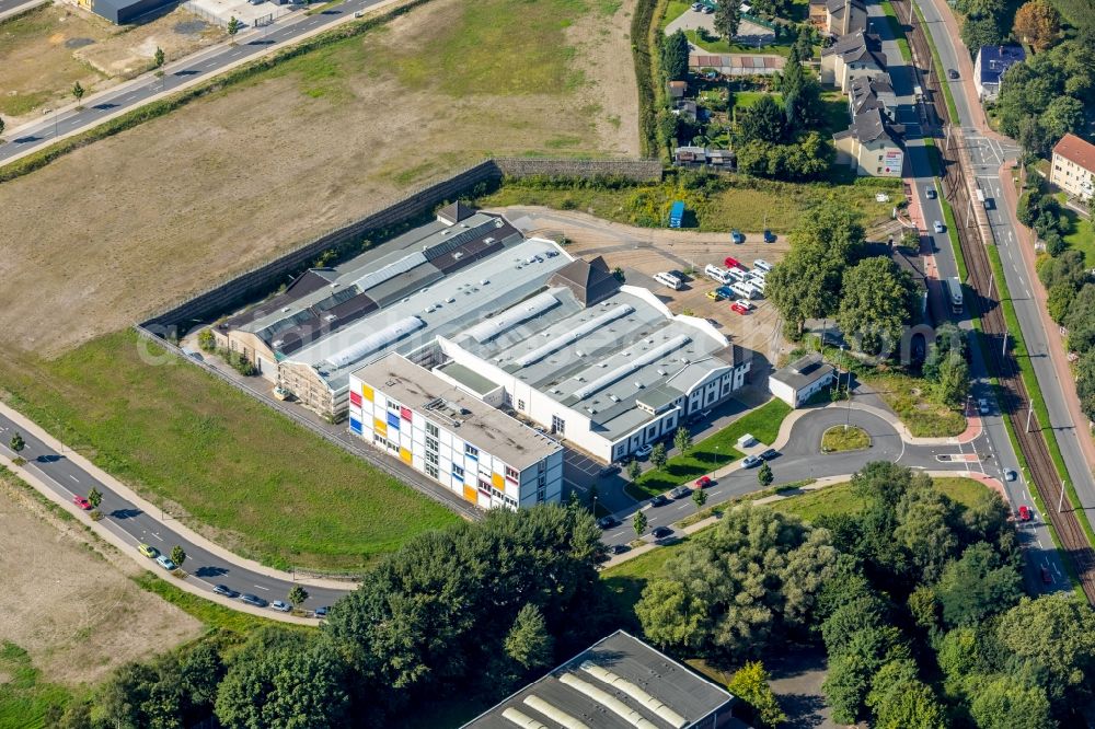 Aerial photograph Bochum - Administration building of the company AUKTORA GmbH on Lothringer Allee in Bochum in the state North Rhine-Westphalia, Germany