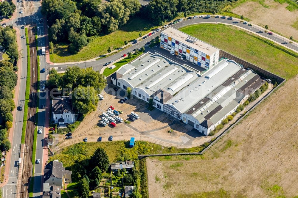 Aerial photograph Bochum - Administration building of the company AUKTORA GmbH on Lothringer Allee in Bochum in the state North Rhine-Westphalia, Germany