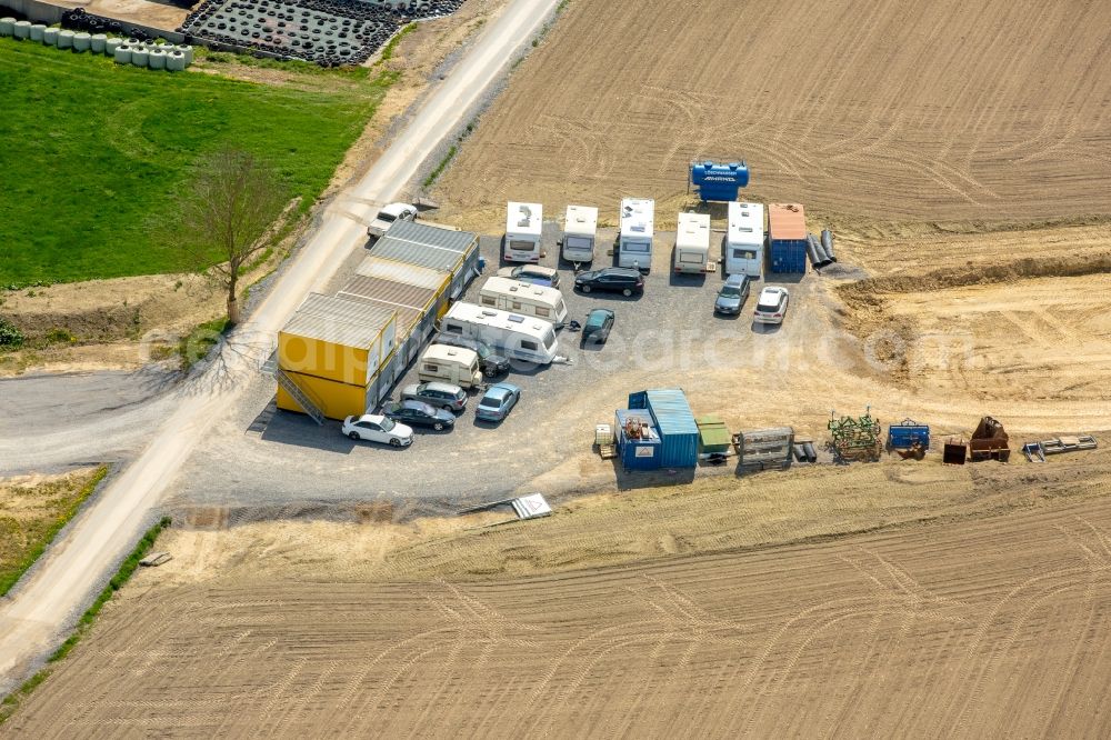 Aerial photograph Bad Wünnenberg - Construction of the bypass road near Bad Wuennenberg in the state North Rhine-Westphalia