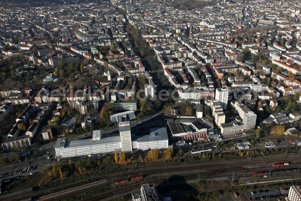 Aerial image Frankfurt am Main - Educational center of the Deutsche Telekom AG in Franfurt in Hesse