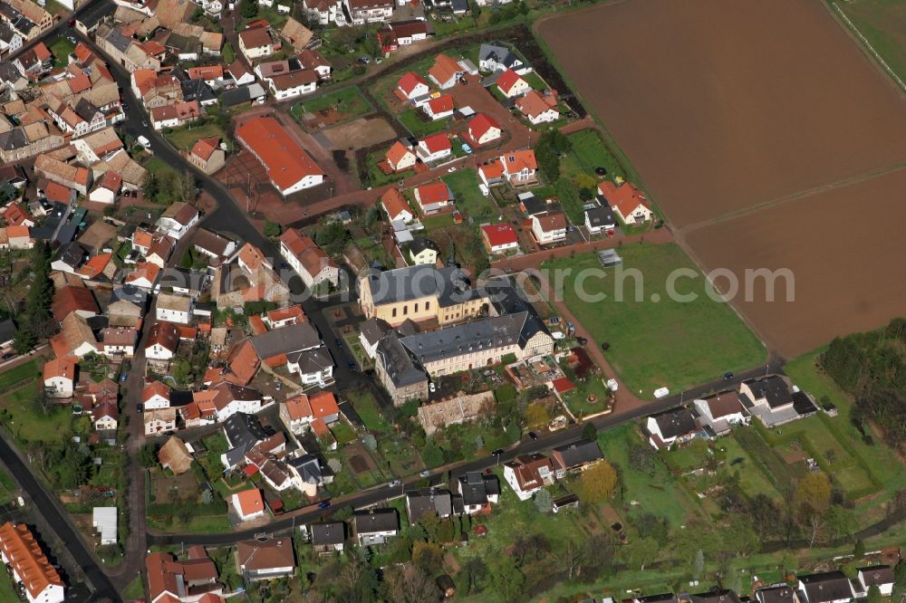 Pfaffen-Schwabenheim from above - View of Pfaffen-Schwabenheim in the state of Rhineland-Palatinate