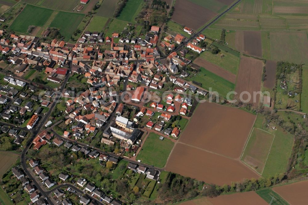 Pfaffen-Schwabenheim from the bird's eye view: View of Pfaffen-Schwabenheim in the state of Rhineland-Palatinate