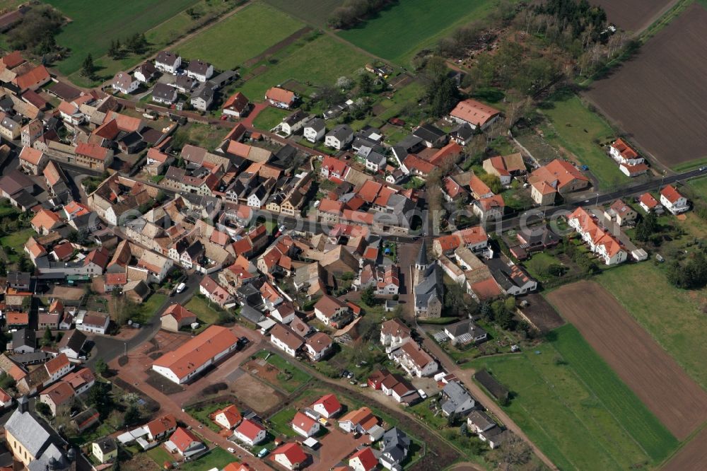 Aerial photograph Pfaffen-Schwabenheim - View of Pfaffen-Schwabenheim in the state of Rhineland-Palatinate