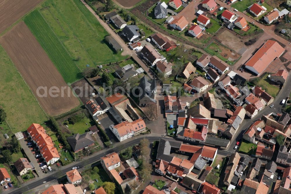 Pfaffen-Schwabenheim from the bird's eye view: View of Pfaffen-Schwabenheim in the state of Rhineland-Palatinate