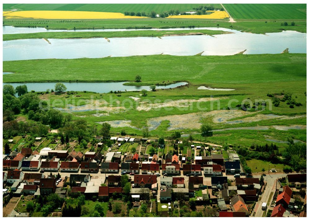 Aerial photograph Kehnert / Sachsen-Anhalt - Ausgleichs- und Ersatzmaßnahmen am Elbverlauf bei Kehnert am Wasserstraßenkreuz Magdeburg / Elbe-Havel-Kanal. Ein Projekt des Wasserstraßenneubauamtes Magdeburg