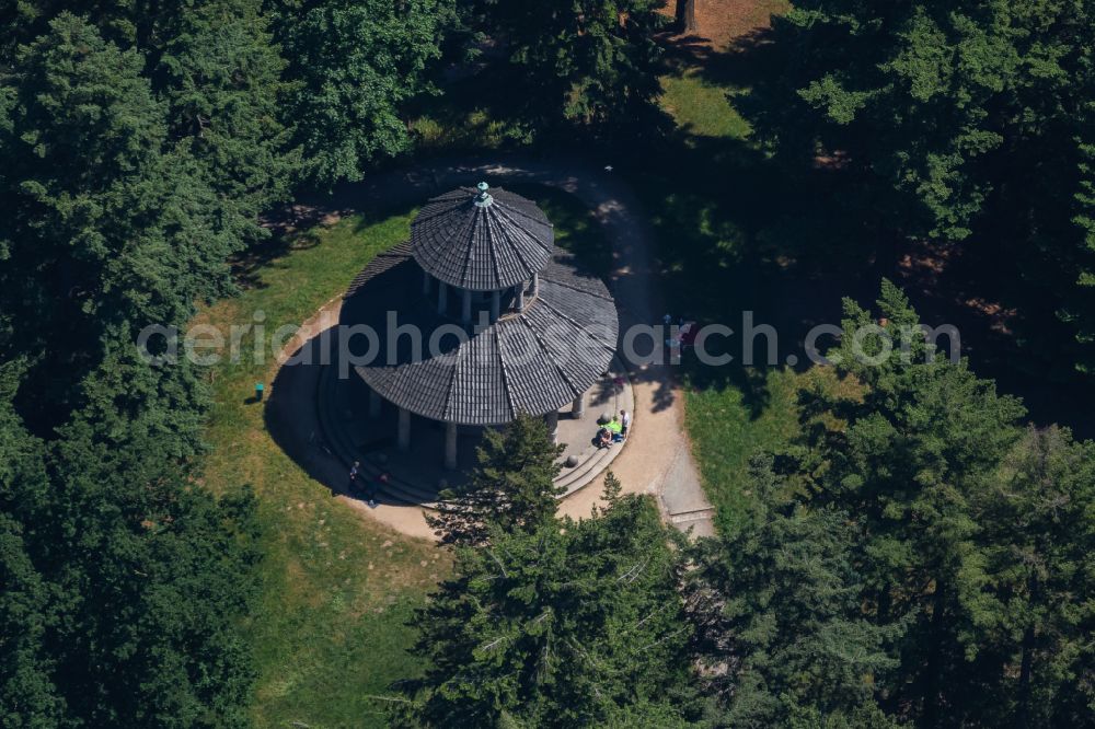 Aerial photograph Bremen - Structure of the observation tower in Bremen, Germany