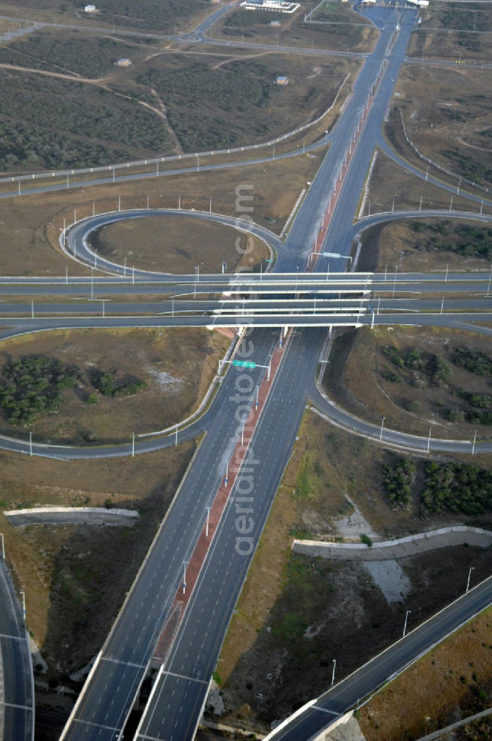 Aerial image Port Elizabeth - View of the interchange of the A-road N2. Port Elizabeth is one of the largest cities in South Africa, situated in the Eastern Cape Province