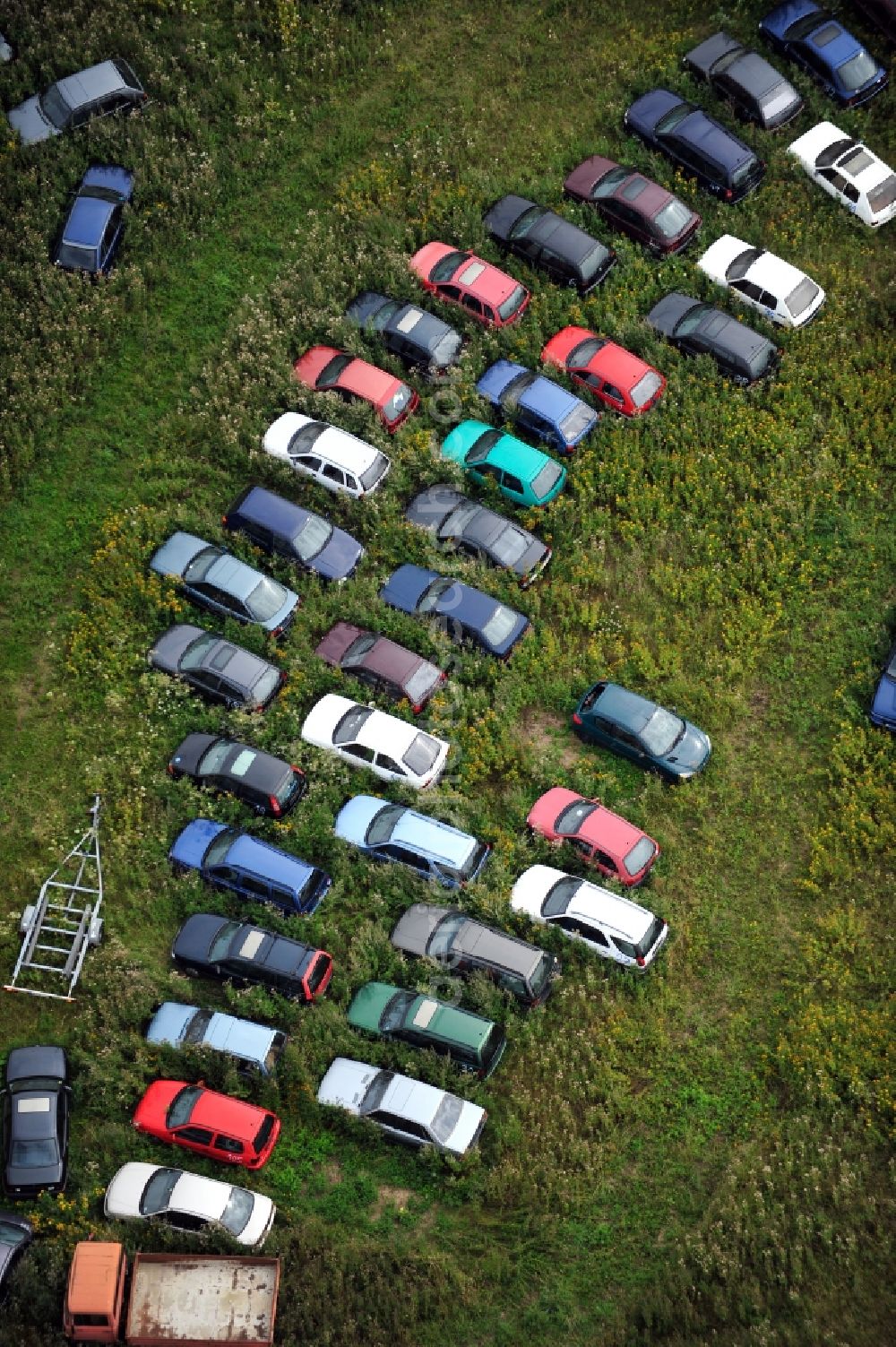 Aerial image Blumenthal - View of construction of car service Blumenthal in Schleswig-Holstein