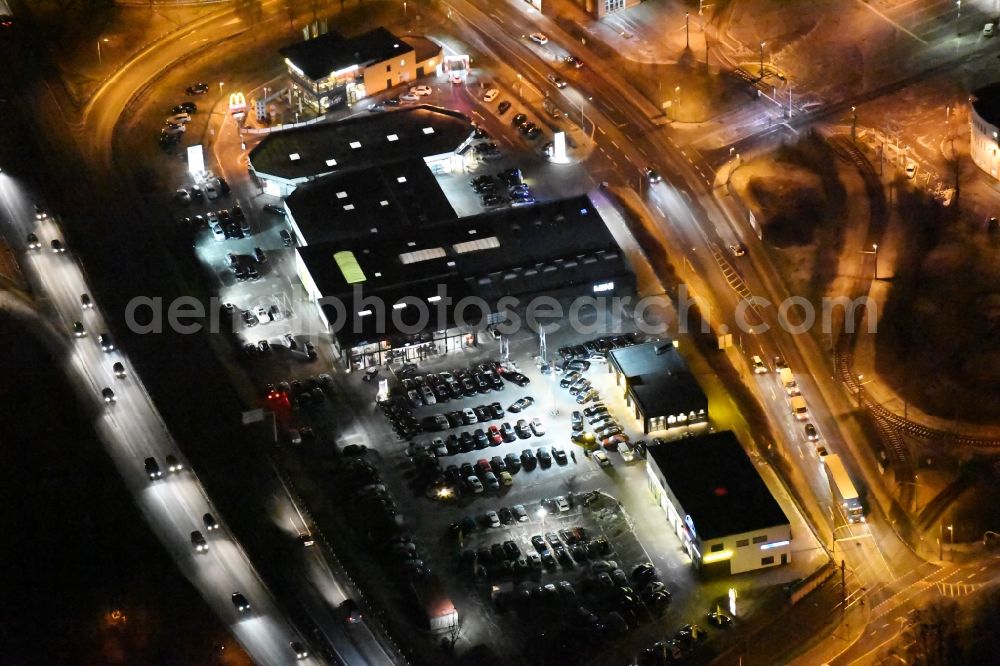 Aerial image Potsdam - Car dealership building Andreas Ehrl Potsdam GmbH & Co. KG Fritz-Zubeil-Strasse in the district Babelsberg in Potsdam in the state Brandenburg