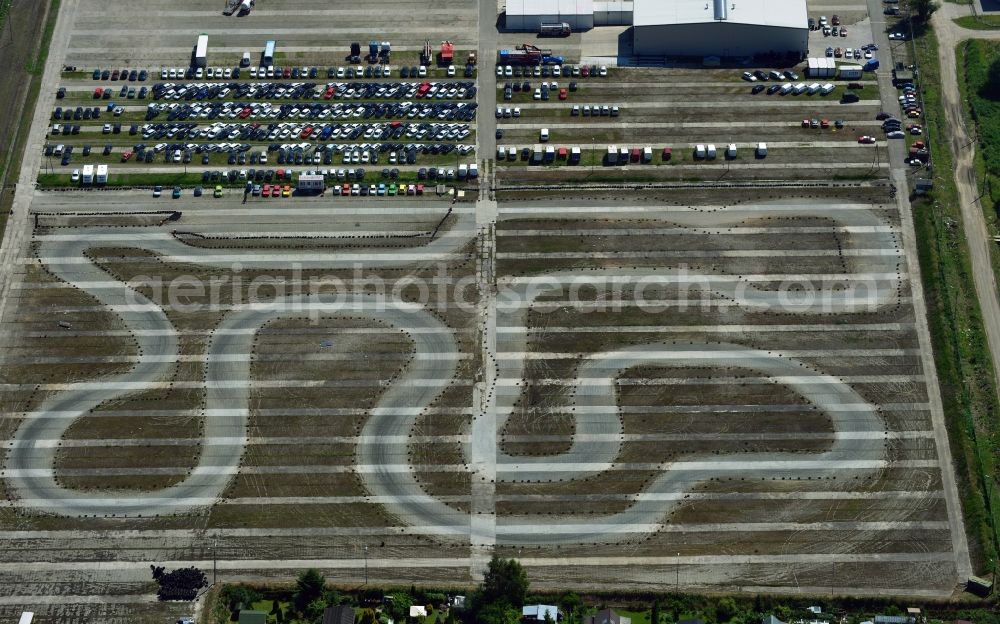 Aerial image Warschau - View of the race course Rally Drive in Warsaw in the voivodeship Masowien in Poland