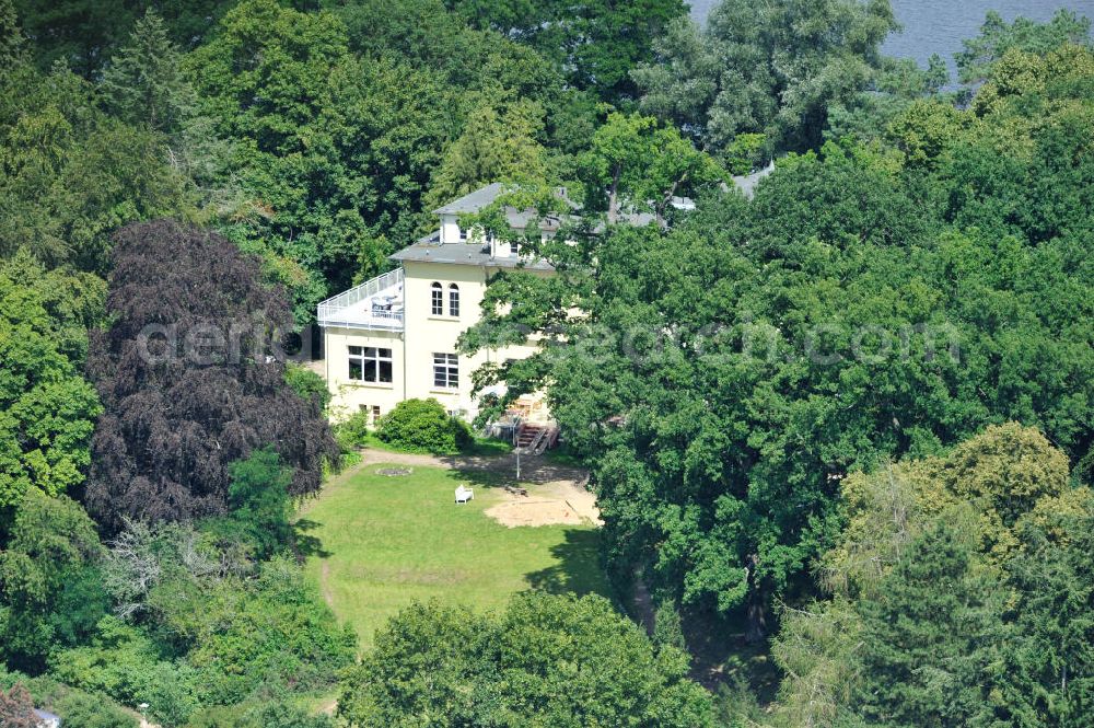 Aerial image Dambeck - Blick auf den AWO SANO Familienferienpark in Dambeck am Müritz-Nationalpark. Anschrift: Dambeck 2 in 17237 Kratzeburg - Dambeck. View of the AWO SANO family holiday park in Dambeck.