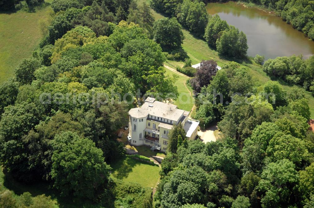 Dambeck from the bird's eye view: Blick auf den AWO SANO Familienferienpark in Dambeck am Müritz-Nationalpark. Anschrift: Dambeck 2 in 17237 Kratzeburg - Dambeck;