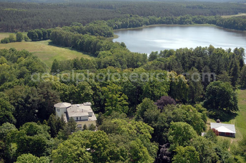 Aerial photograph Dambeck - Blick auf den AWO SANO Familienferienpark in Dambeck am Müritz-Nationalpark. Anschrift: Dambeck 2 in 17237 Kratzeburg - Dambeck;