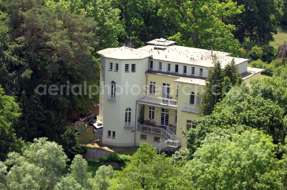 Dambeck from above - Blick auf den AWO SANO Familienferienpark in Dambeck am Müritz-Nationalpark. Anschrift: Dambeck 2 in 17237 Kratzeburg - Dambeck;