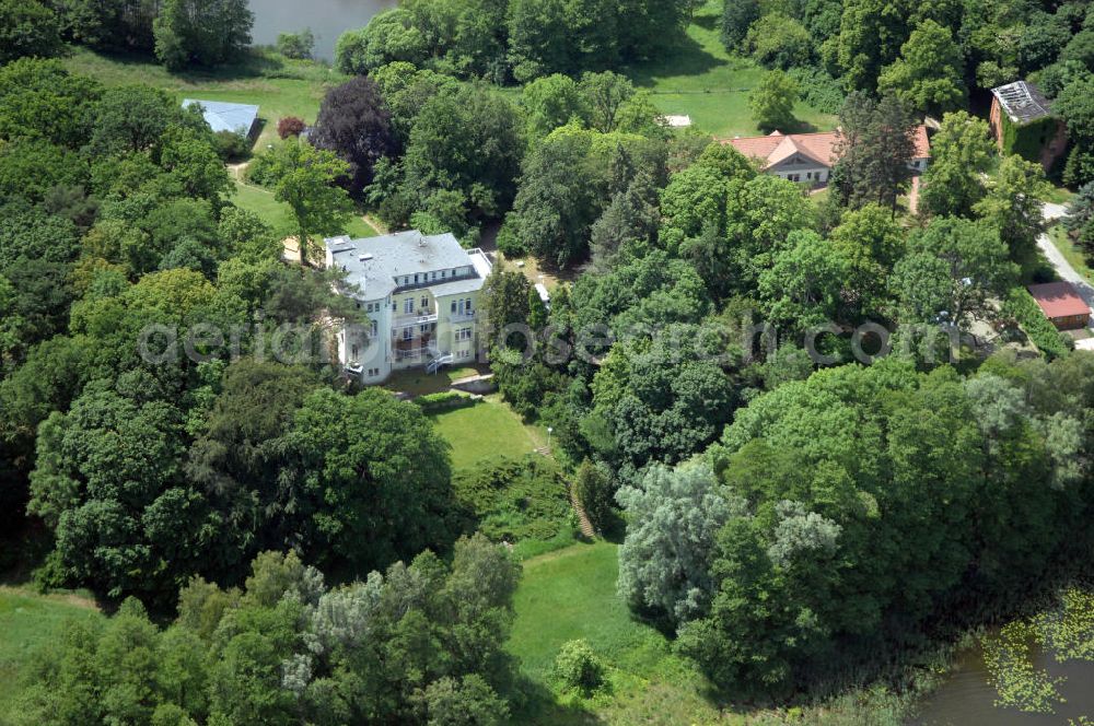 Aerial image Dambeck - Blick auf den AWO SANO Familienferienpark in Dambeck am Müritz-Nationalpark. Anschrift: Dambeck 2 in 17237 Kratzeburg - Dambeck;