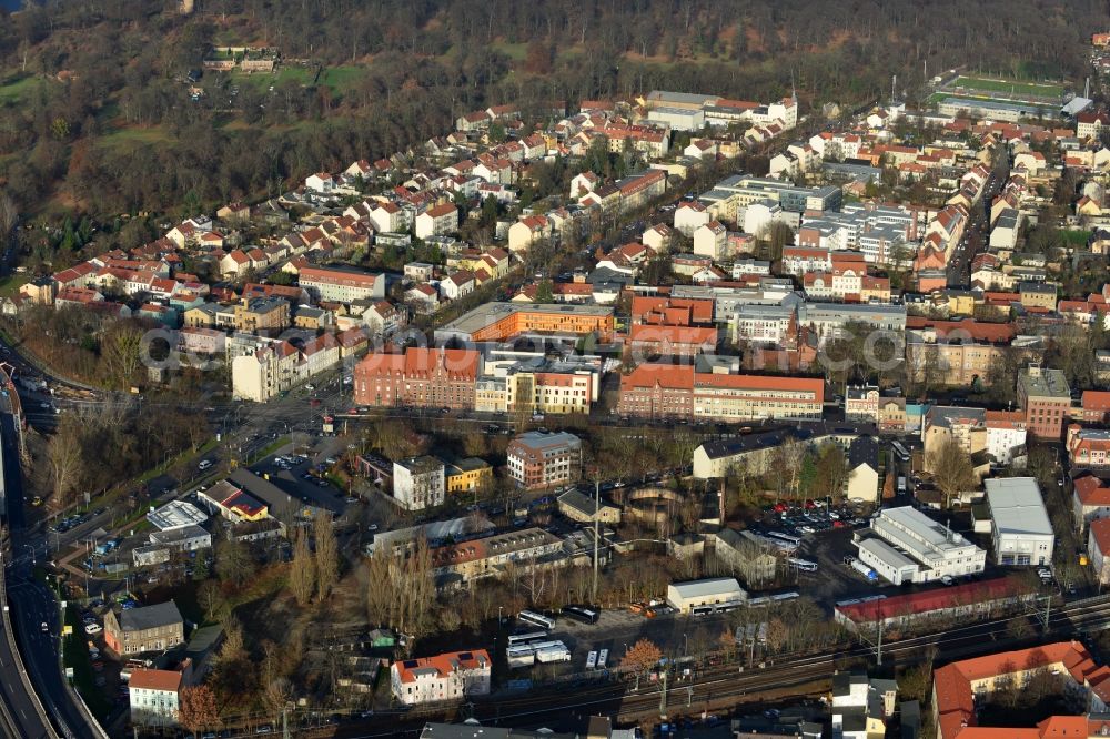 Potsdam from the bird's eye view: District view of Babelsberg-North in Potsdam in the state Brandenburg