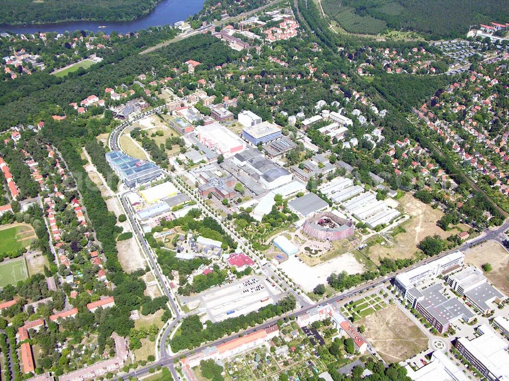 Aerial image Potsdam / BRB - Babelsberger Filmstudios:Filmpark Babelsberg Großbeerenstraße 14482 Potsdam T: (0331) 721 27 50 F: (0331) 721 27 37