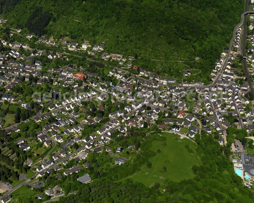 Bad Breisig from above - Local views of Bad Breisig in Rhineland-Palatinate