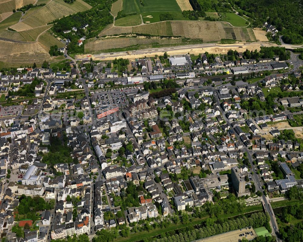 Bad Neuenahr-Ahrweiler from above - Bad Neuenahr-Ahrweiler in Rhineland-Palatinate