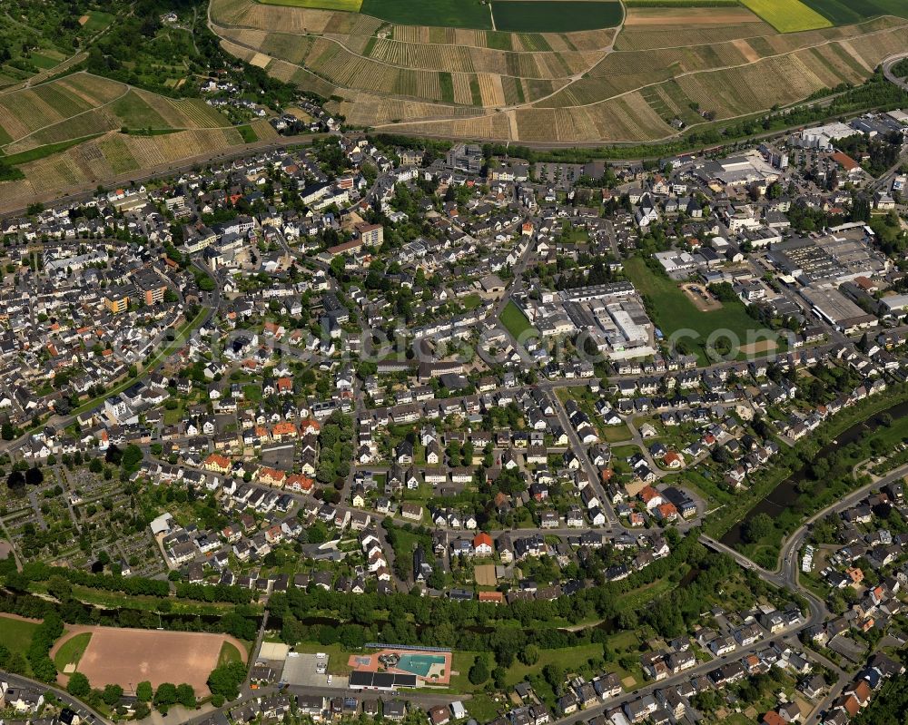 Aerial image Bad Neuenahr-Ahrweiler - Bad Neuenahr-Ahrweiler in Rhineland-Palatinate