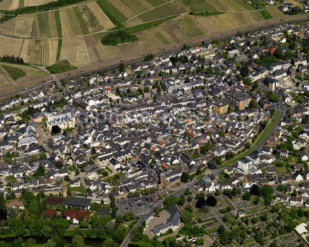 Aerial photograph Bad Neuenahr-Ahrweiler - Bad Neuenahr-Ahrweiler in Rhineland-Palatinate