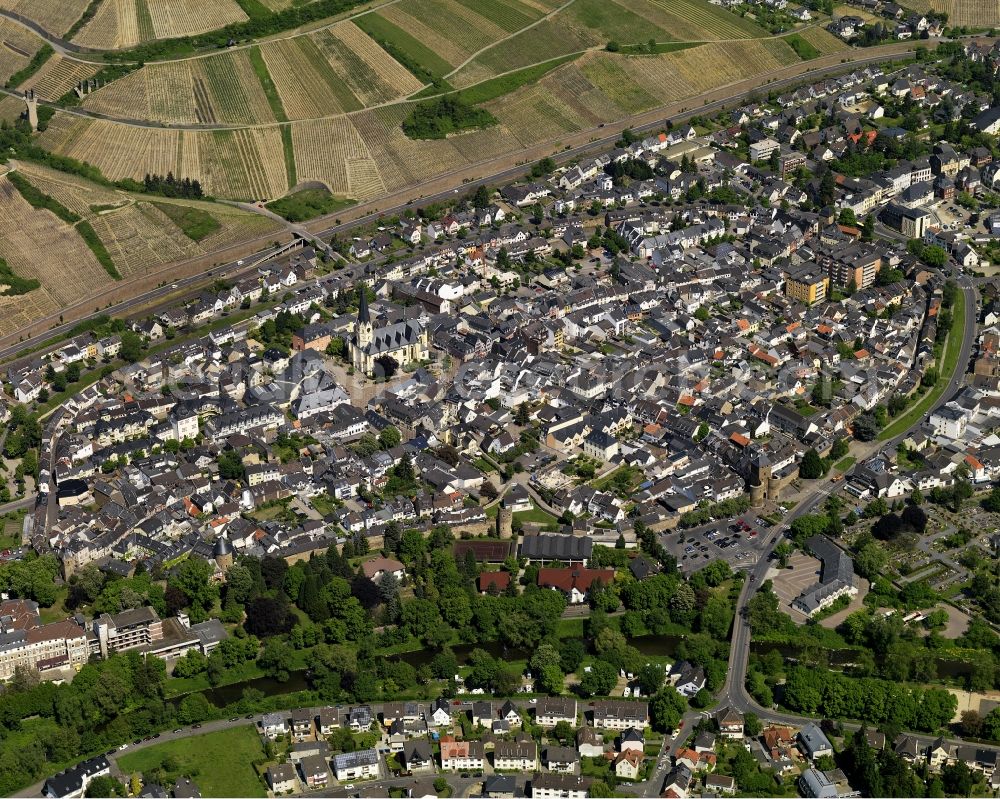 Bad Neuenahr-Ahrweiler from above - Bad Neuenahr-Ahrweiler in Rhineland-Palatinate