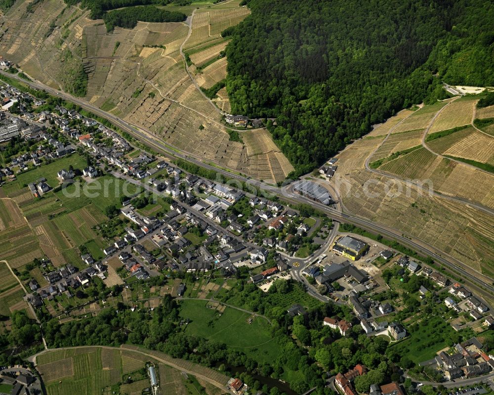 Aerial image Bad Neuenahr-Ahrweiler - Bad Neuenahr-Ahrweiler in Rhineland-Palatinate