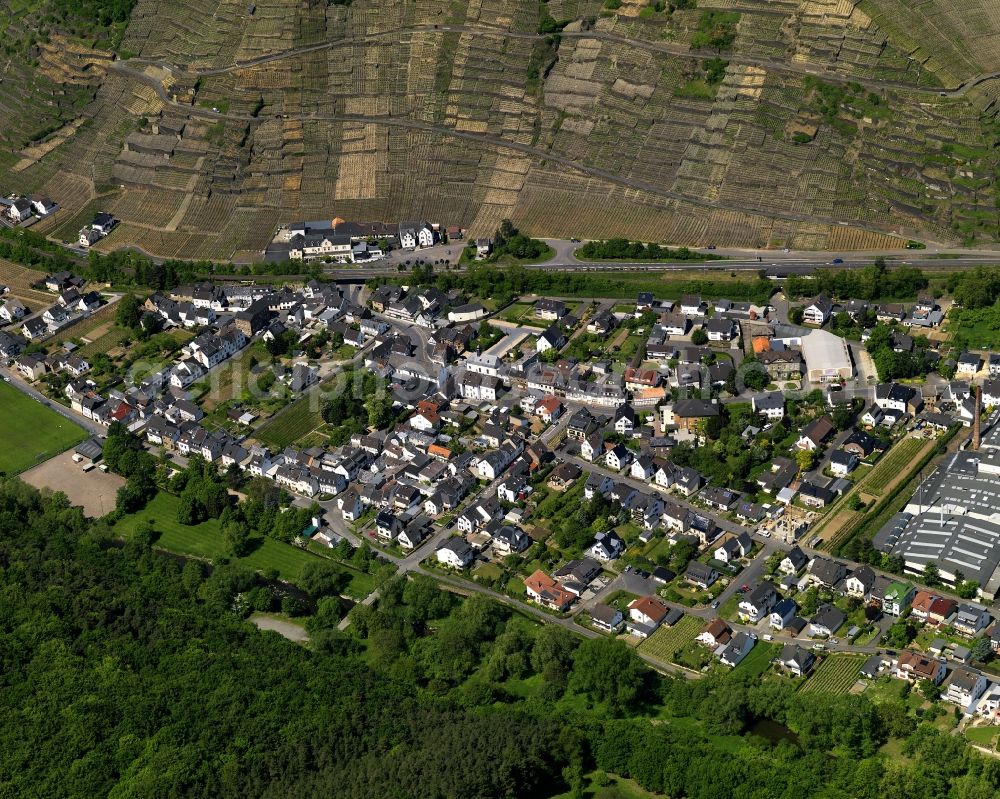 Bad Neuenahr-Ahrweiler from above - Bad Neuenahr-Ahrweiler in Rhineland-Palatinate