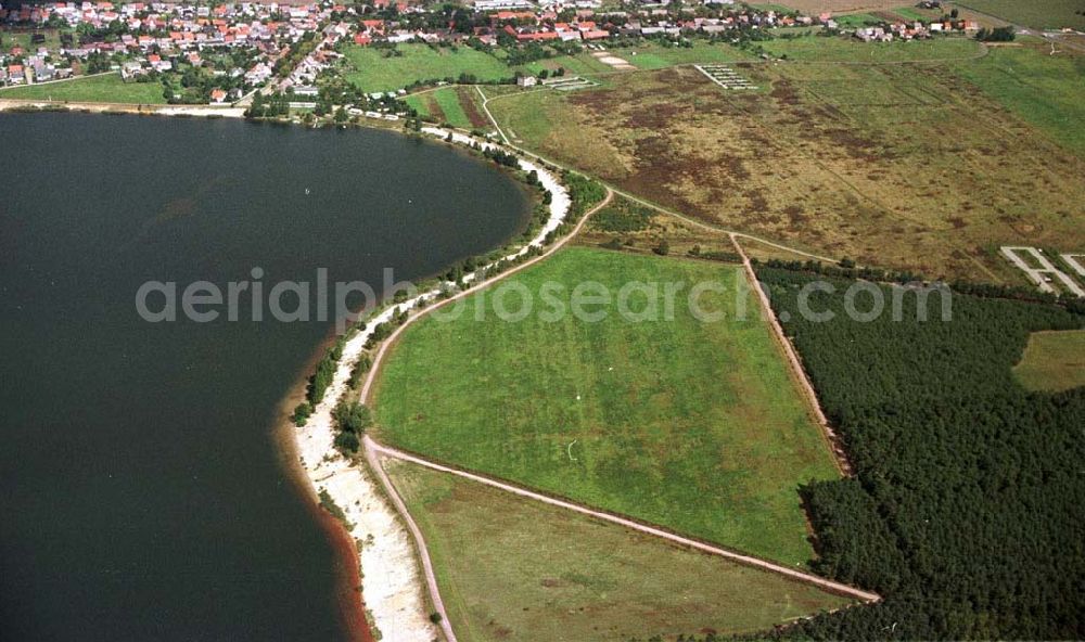 Aerial image Wittenberg / Brandenburg - Badesee bei Wittenberg