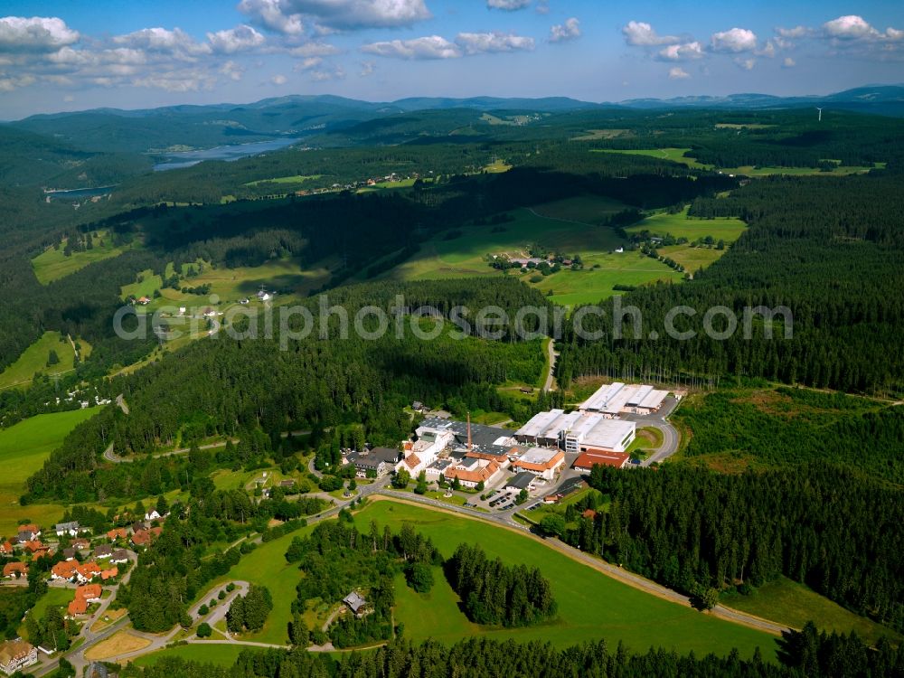 Aerial photograph Grafenhausen - Baden State Rothaus AG, a brewery based in Rothaus, a district of Grafenhausen middle of the Black Forest in Baden-Wuerttemberg