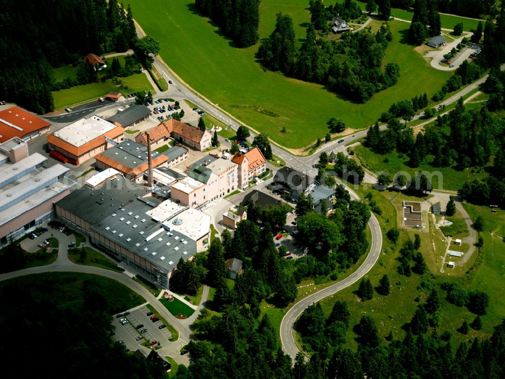 Aerial photograph Grafenhausen - Baden State Rothaus AG, a brewery based in Rothaus, a district of Grafenhausen middle of the Black Forest in Baden-Wuerttemberg