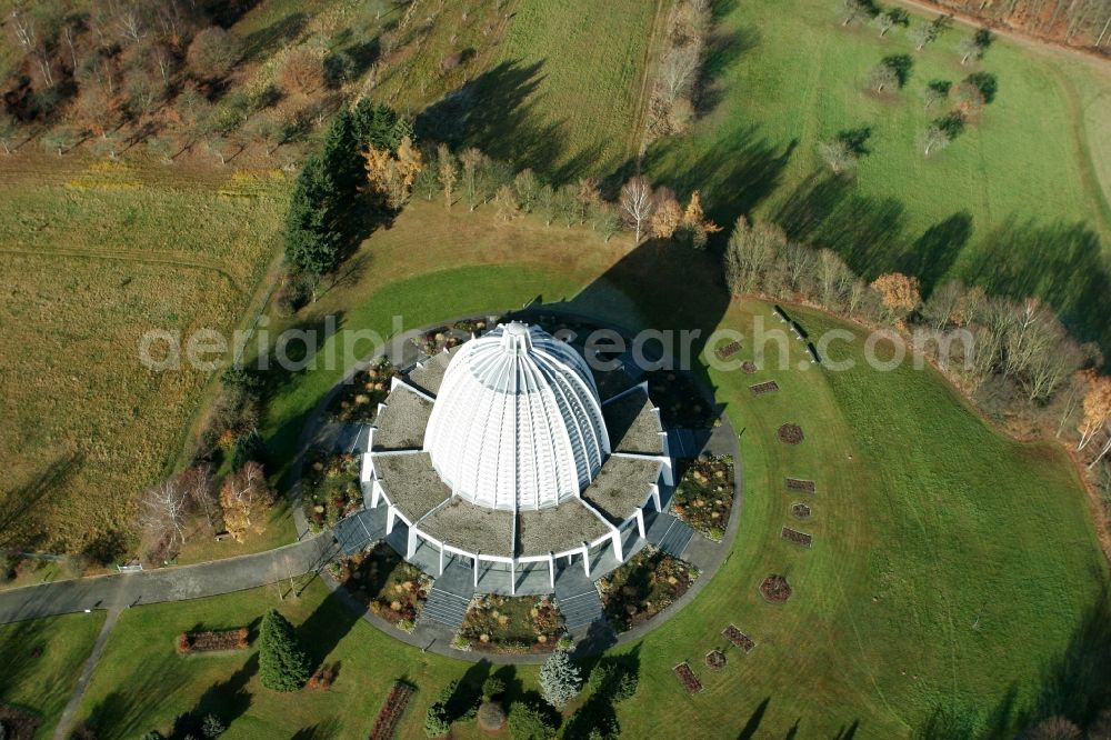 Hofheim Taunus from the bird's eye view: Bahai Temple in Hofheim im Taunus in Hesse