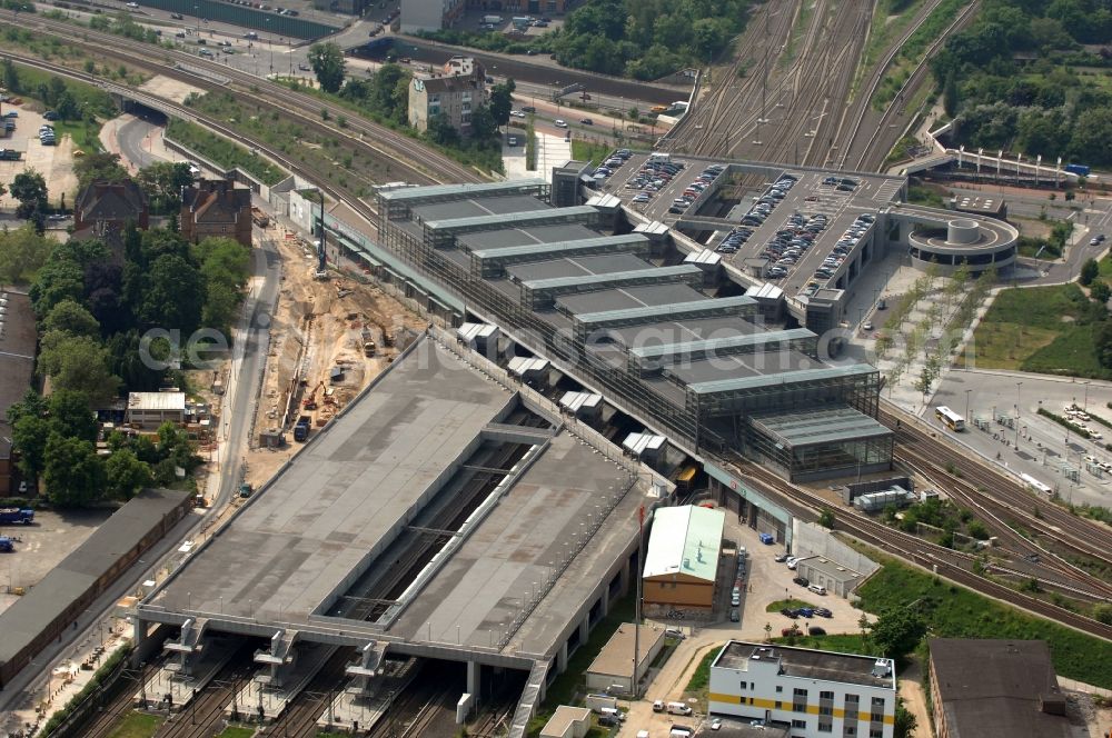 Aerial photograph Berlin - View of the railway station Südkreuz