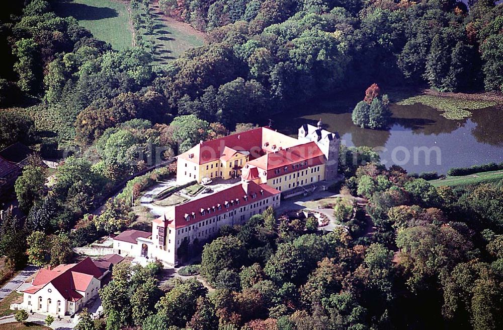 Ballenstedt/ Sachsen-Anhalt from the bird's eye view: Schloß Ballenstedt