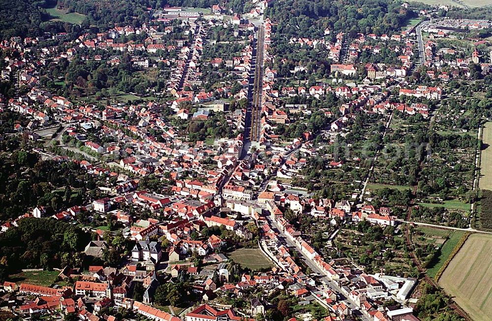 Aerial image Ballenstedt/ Sachsen-Anhalt - Stadtzentrum