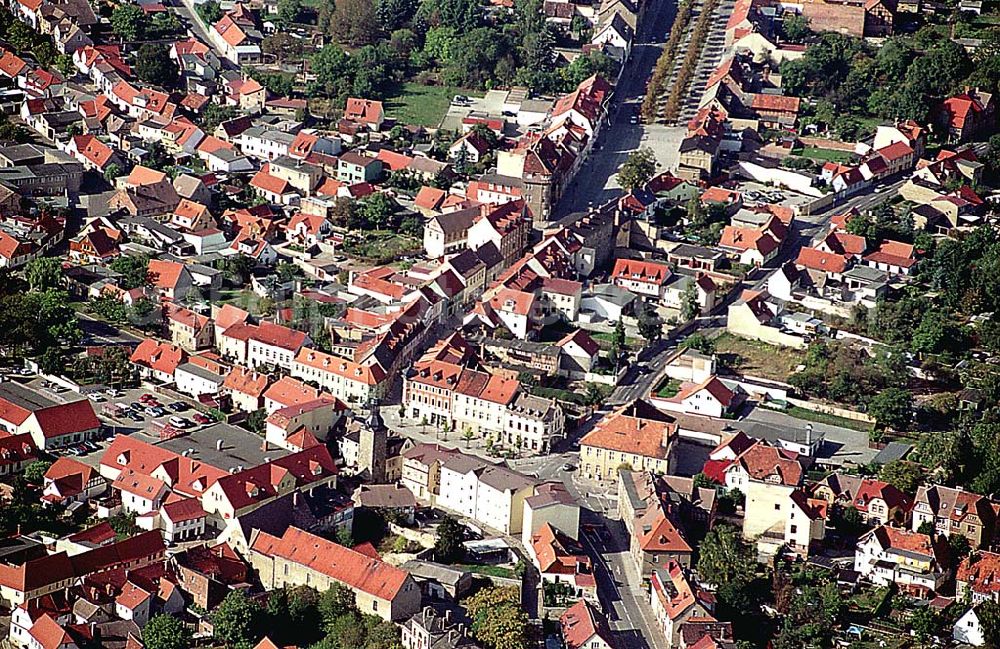 Aerial photograph Ballenstedt/ Sachsen-Anhalt - Stadtzentrum