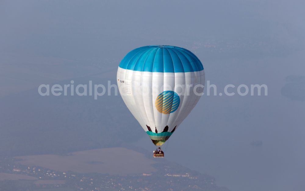 Aerial photograph Schwerin - Balloon ride on the northern outskirts of Schwerin in Mecklenburg - Western Pomerania